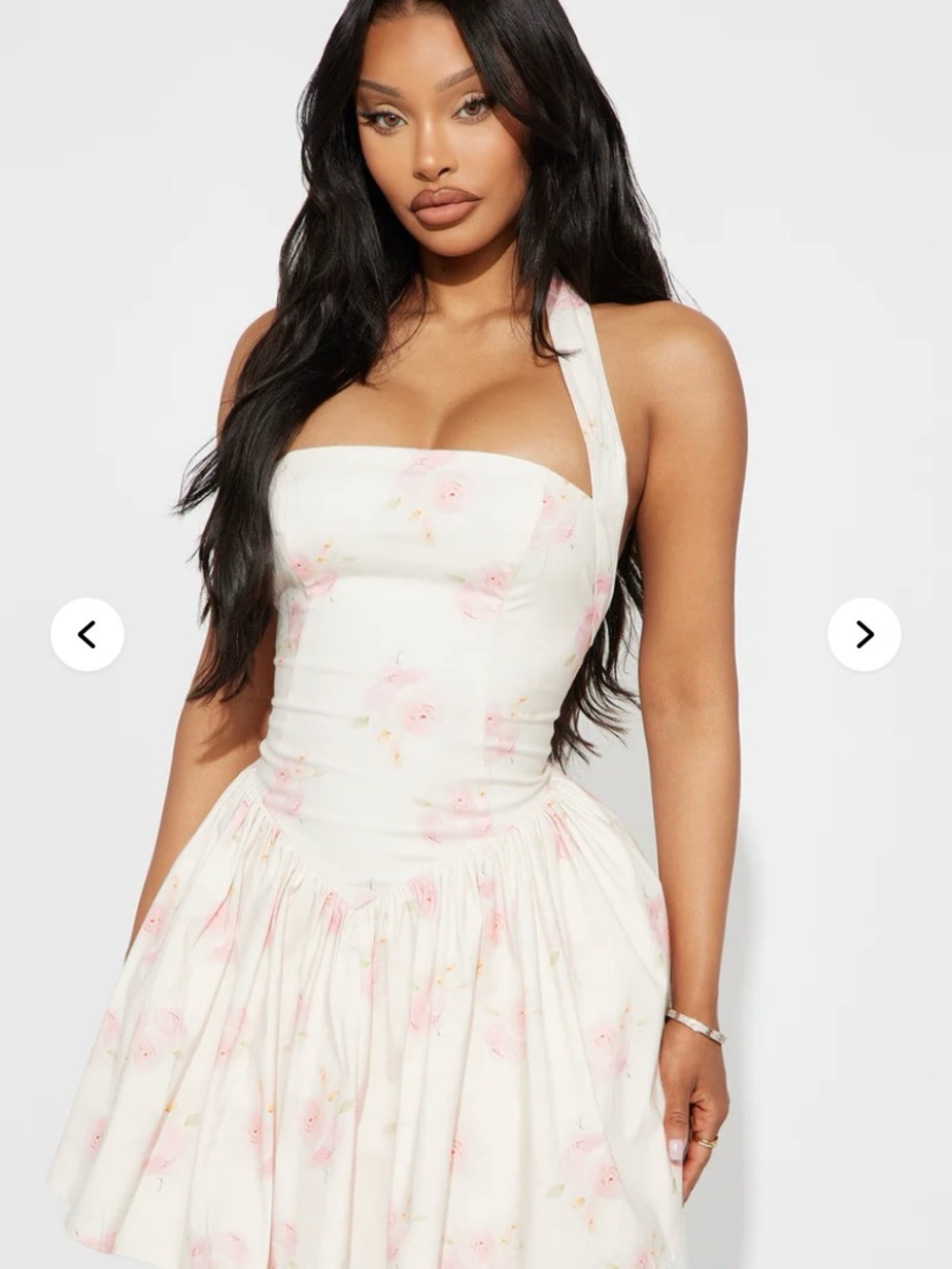 FASHION NOVA Arabelle Floral Mini Dress - Pink/combo - Picture 2 of 3